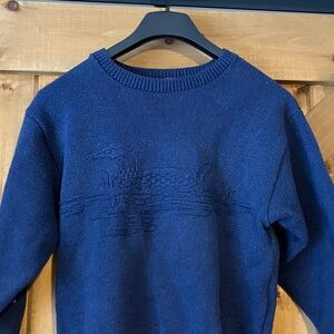 Vintage navy Parkhurst knit with loon